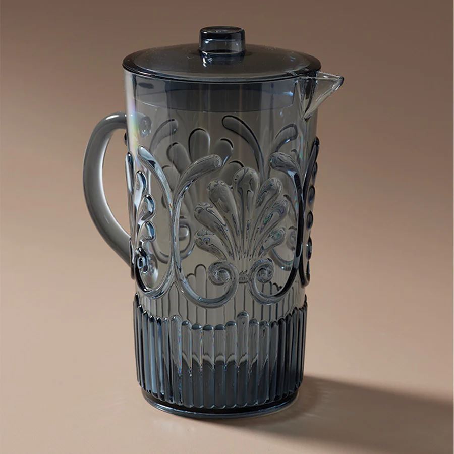 INDIGO LOVE Flemington Acrylic Jug - Blue DRINKWARE - Zabecca Living