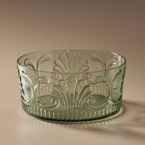 INDIGO LOVE Flemington Acrylic Salad Bowl - Green KITCHEN + DINING - Zabecca Living