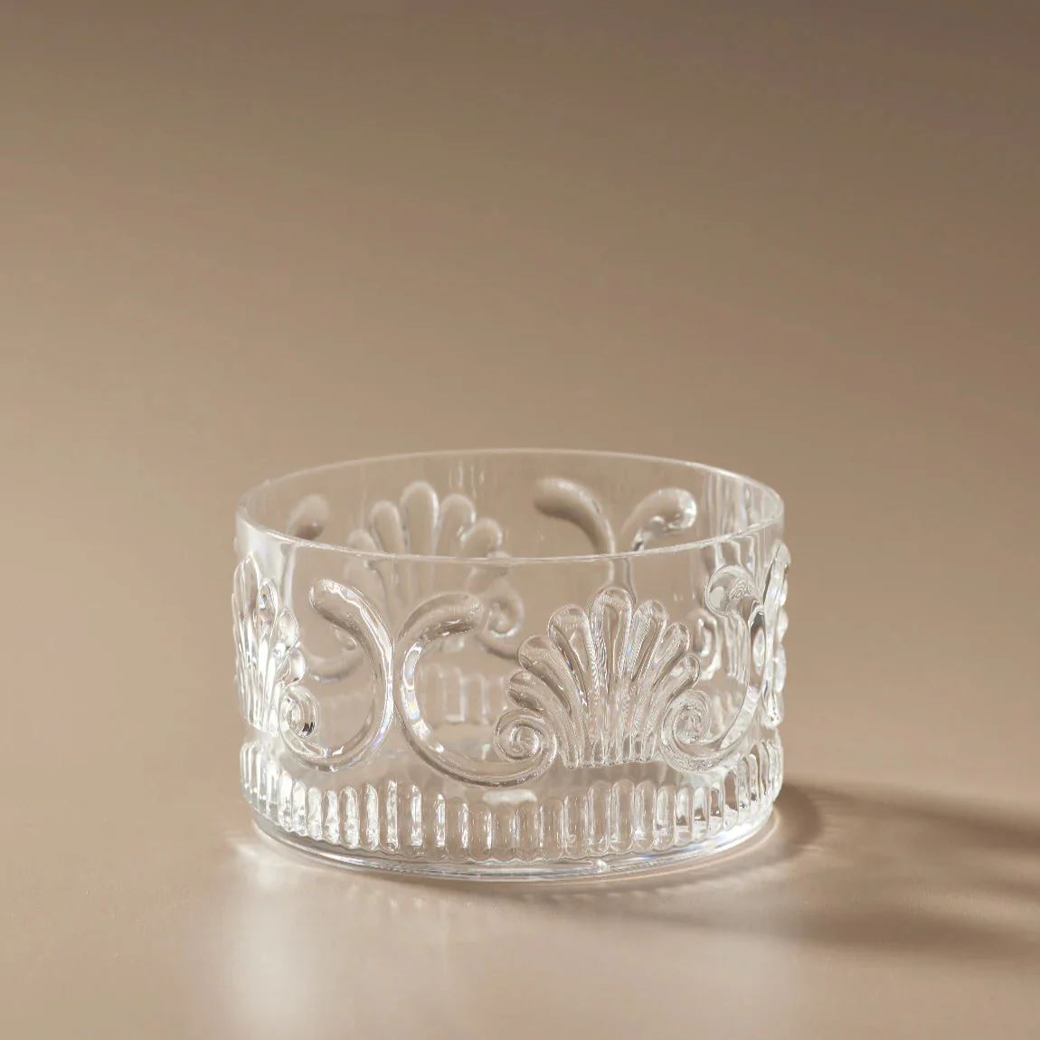 INDIGO LOVE Flemington Acrylic Snack Bowl - Clear KITCHEN + DINING - Zabecca Living