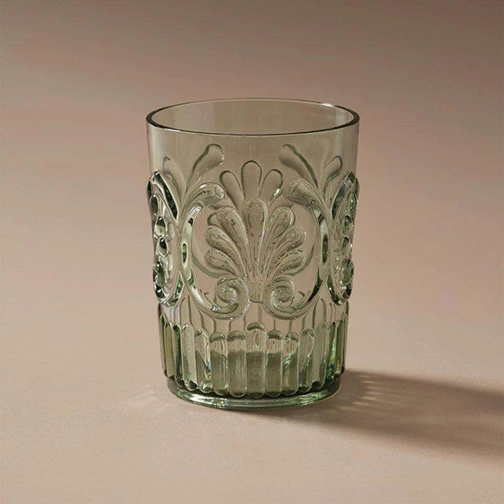 INDIGO LOVE Flemington Acrylic Tumbler - Green DRINKWARE - Zabecca Living
