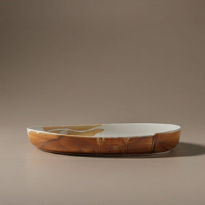 INDIGO LOVE Kintsu Oval Platter Plate - Zabecca Living