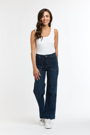 ITALIAN STAR Bobbi Jeans 7/8 - Denim JEANS - Zabecca Living