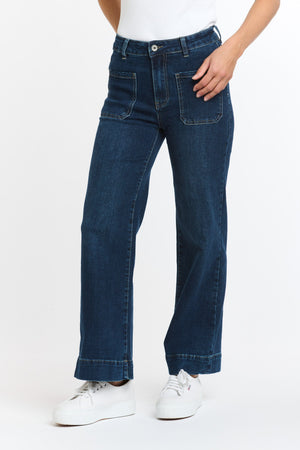 ITALIAN STAR Bobbi Jeans 7/8 - Denim JEANS - Zabecca Living