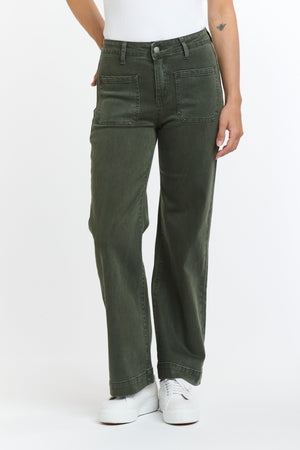 ITALIAN STAR Bobbi Jeans 7/8 - Military JEANS - Zabecca Living