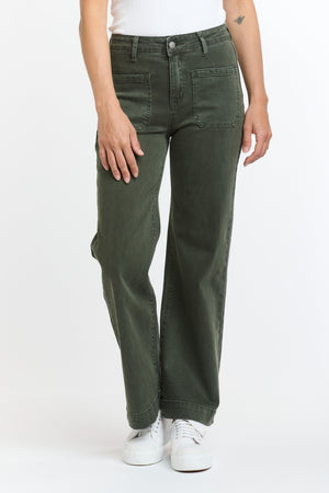 ITALIAN STAR Bobbi Jeans 7/8 - Military JEANS - Zabecca Living