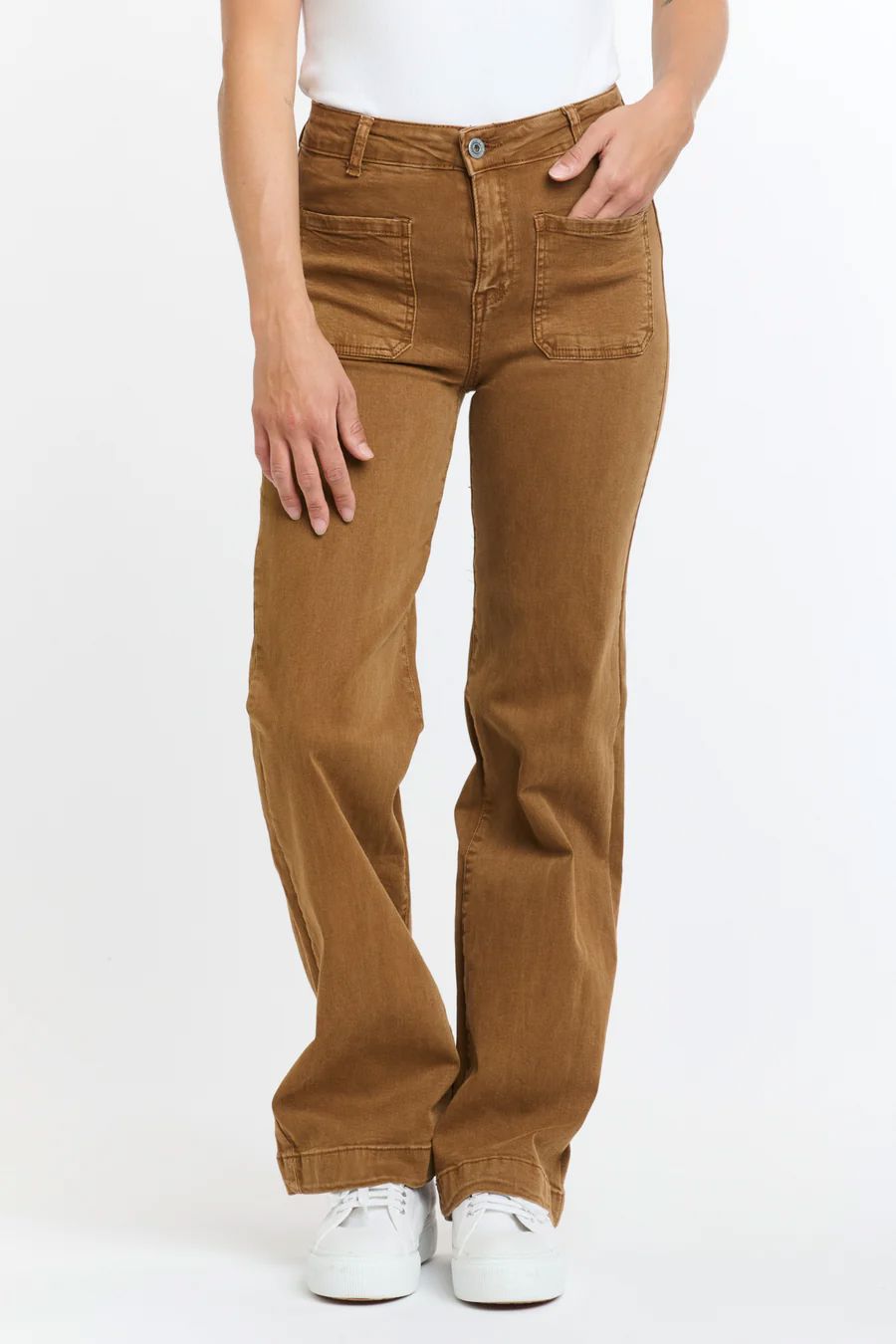 ITALIAN STAR Bobbi Jeans - Camello JEANS - Zabecca Living