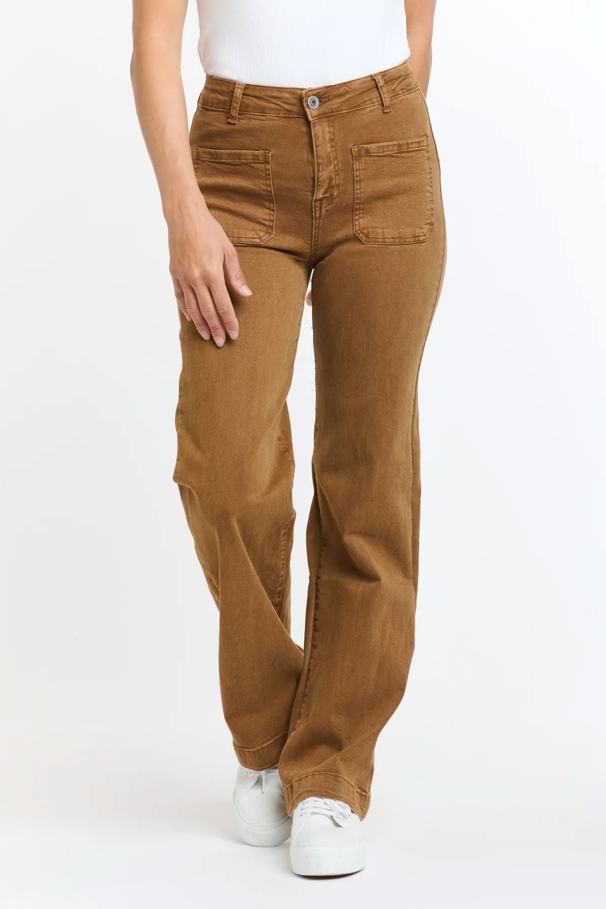 ITALIAN STAR Bobbi Jeans - Camello JEANS - Zabecca Living