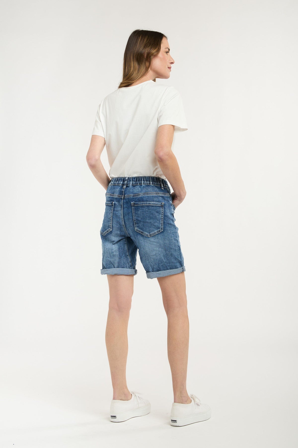 ITALIAN STAR Emma Shorts - Denim SHORTS - Zabecca Living