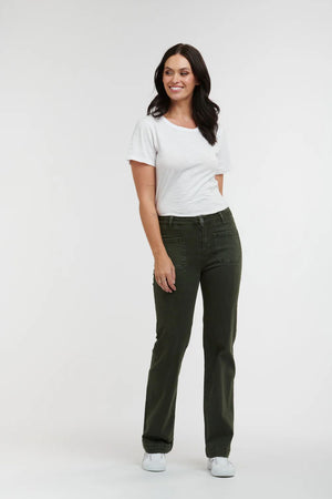 ITALIAN STAR Macey Jeans - Military JEANS - Zabecca Living