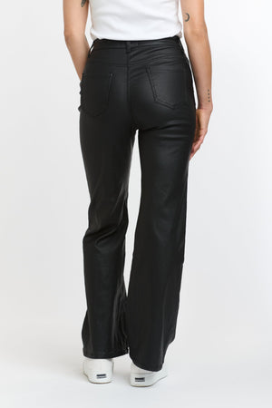 ITALIAN STAR Shirley Coated Jeans - Black JEANS - Zabecca Living