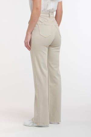 ITALIAN STAR Shirley Jeans - Beige JEANS - Zabecca Living