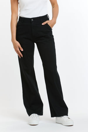 ITALIAN STAR Shirley Jeans - Black JEANS - Zabecca Living