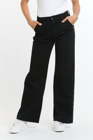ITALIAN STAR Shirley Jeans - Black JEANS - Zabecca Living