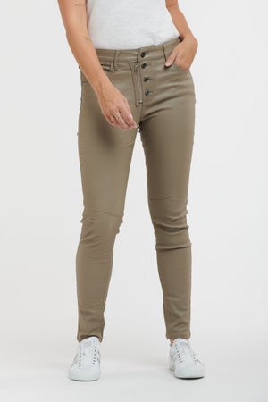 ITALIAN STAR Stevie Jeans - Beige JEANS - Zabecca Living
