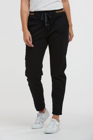 ITALIAN STAR Tommy Jean - Black JEANS - Zabecca Living
