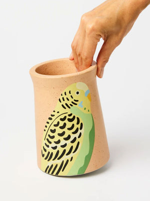 JONES & CO Aerial Green Budgie Vase VASE - Zabecca Living