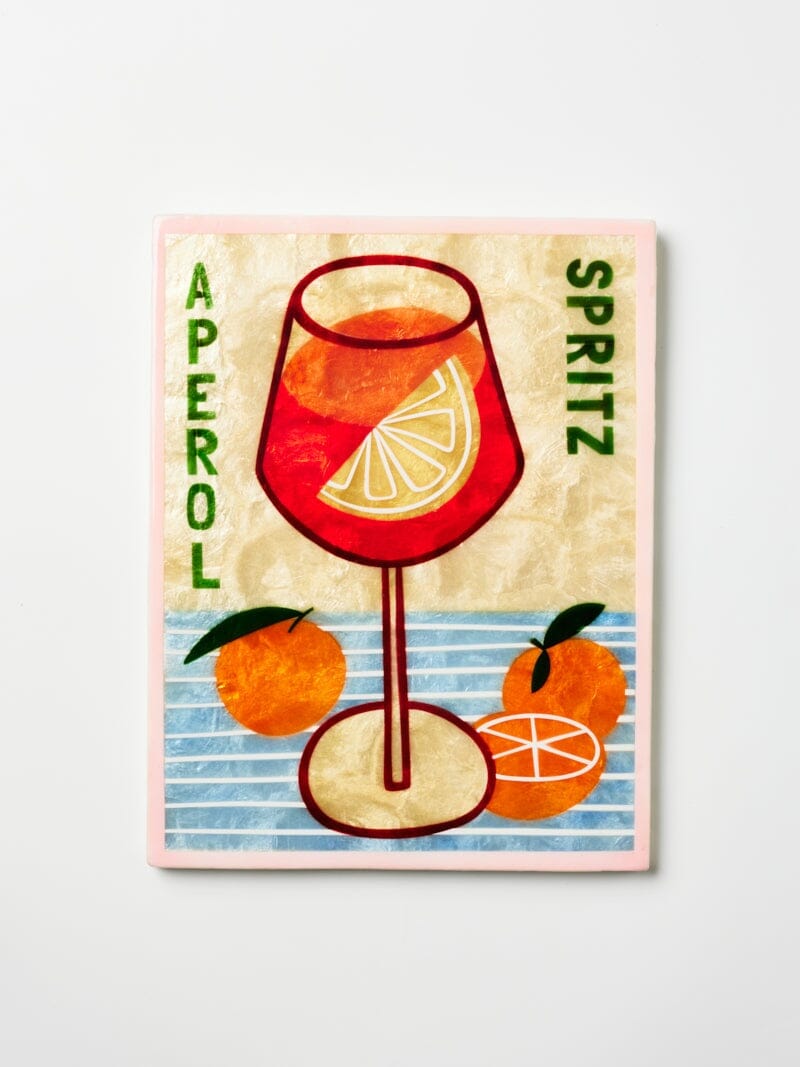 JONES & CO Happy Hour Spritz Tile WALL ART - Zabecca Living