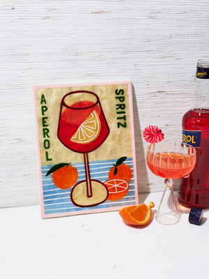 JONES & CO Happy Hour Spritz Tile WALL ART - Zabecca Living