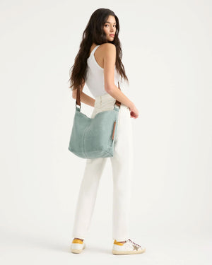 JUJU & CO Baby Jute Bag - French Blue HANDBAG - Zabecca Living