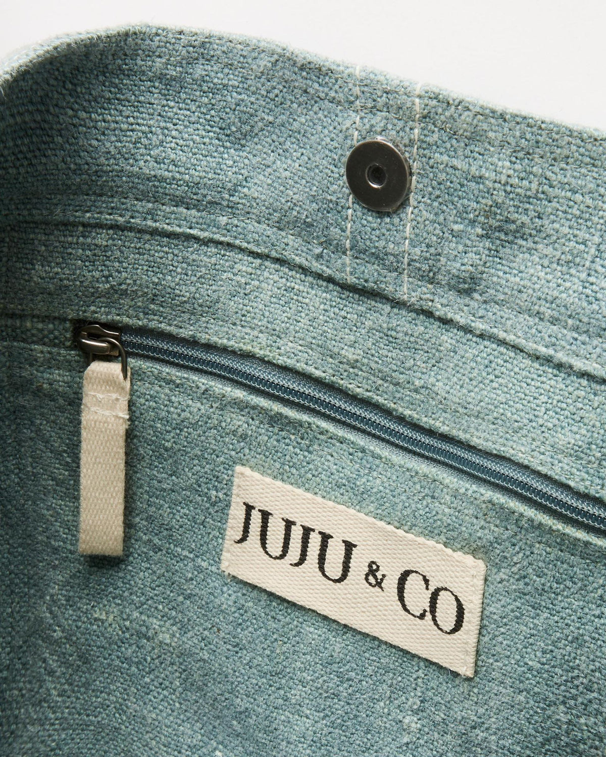 JUJU & CO Baby Jute Bag - French Blue HANDBAG - Zabecca Living