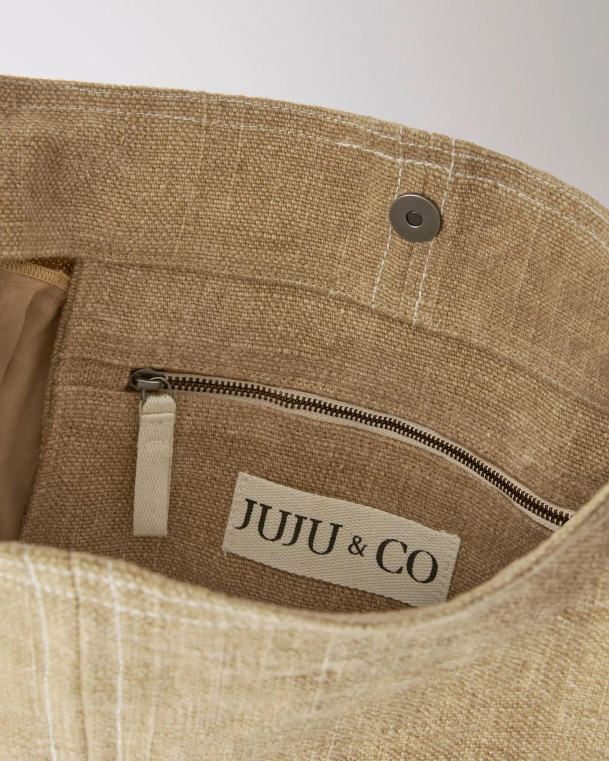 JUJU & CO Baby Jute Bag - Natural HANDBAG - Zabecca Living
