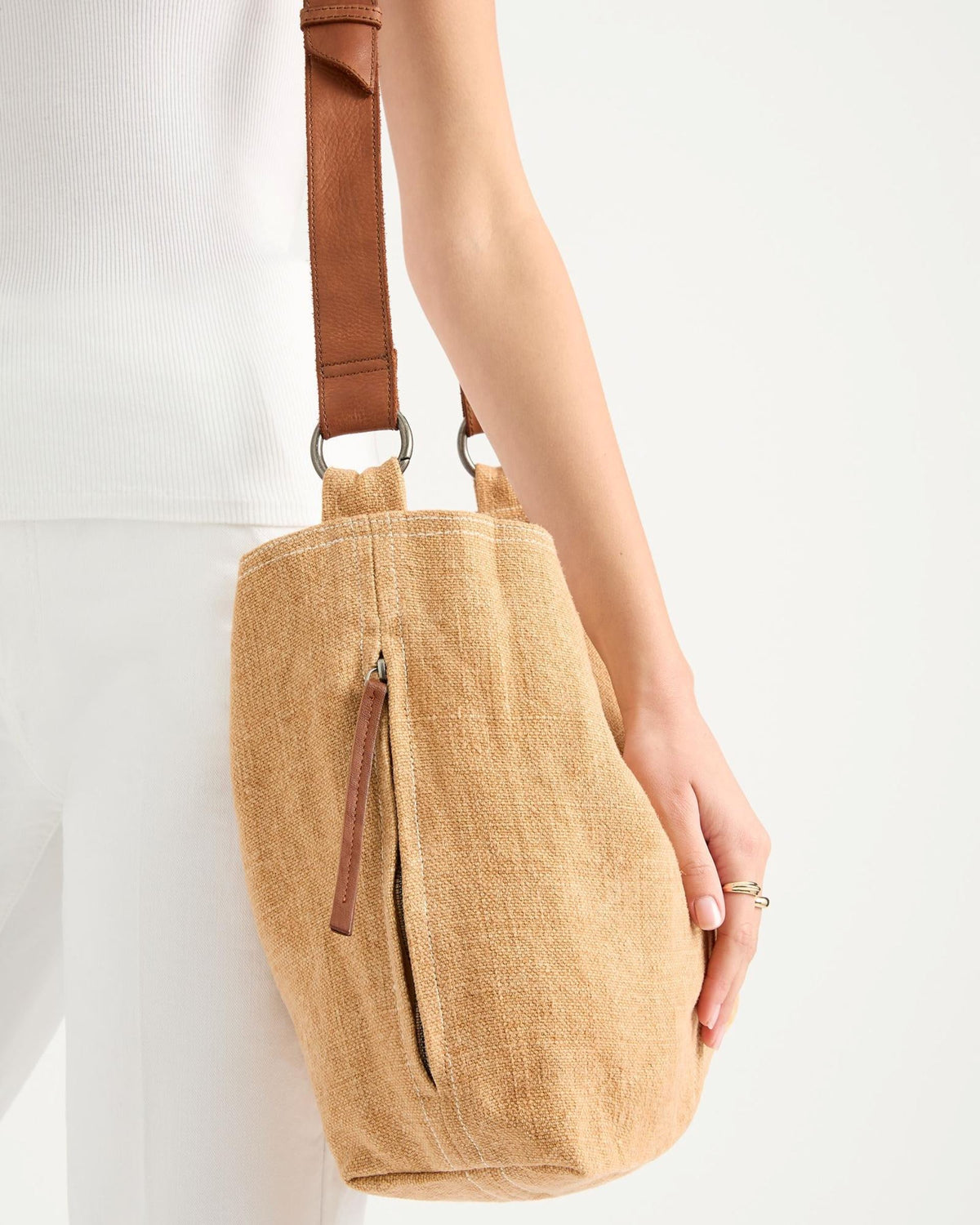 JUJU & CO Baby Jute Bag - Terracotta HANDBAG - Zabecca Living