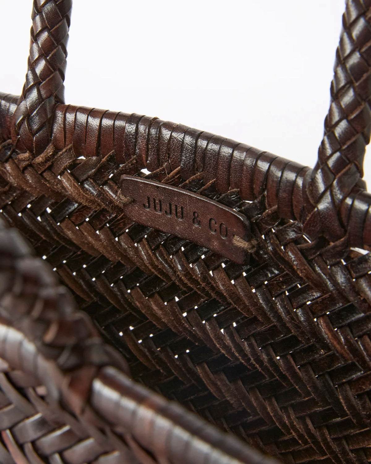 JUJU & CO Dune Basket - Mahogany HANDBAG - Zabecca Living
