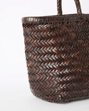 JUJU & CO Dune Basket - Mahogany HANDBAG - Zabecca Living