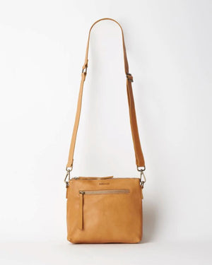 JUJU & CO Large Essential Pouch Bag - Tan HANDBAG - Zabecca Living