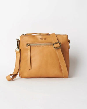 JUJU & CO Large Essential Pouch Bag - Tan HANDBAG - Zabecca Living