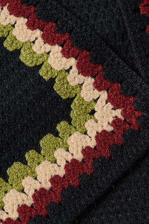 KING LOUIE Arlene Crochet Cardi - Cabernet Red CARDIGAN - Zabecca Living