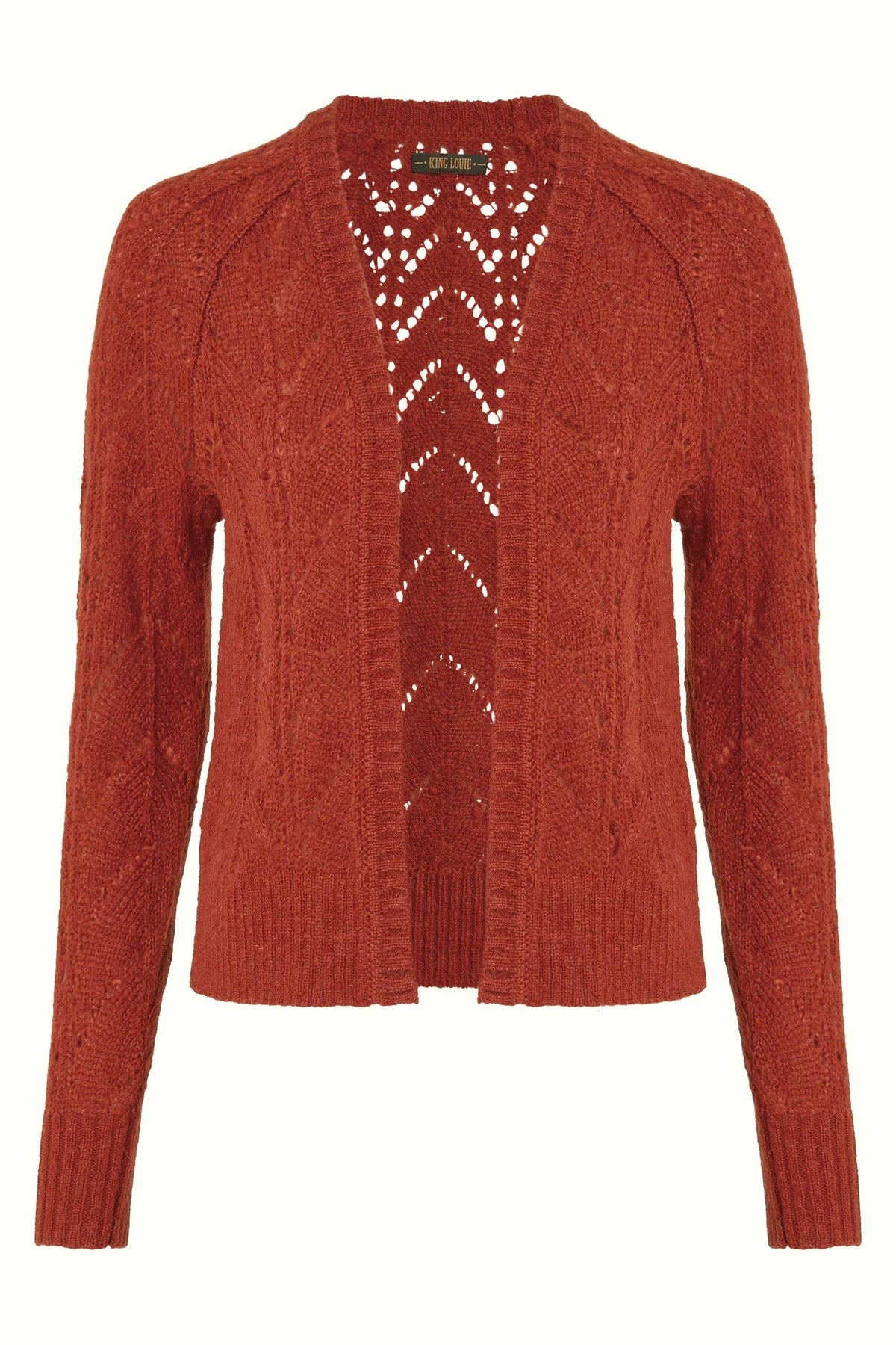 KING LOUIE Blanca Cardi Orcia - Spicy Brown CARDIGAN - Zabecca Living