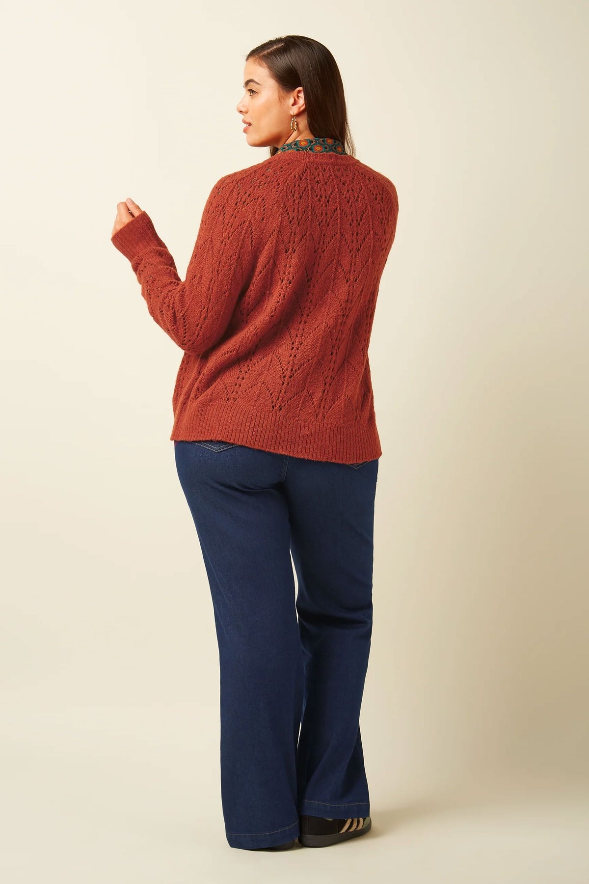 KING LOUIE Blanca Cardi Orcia - Spicy Brown CARDIGAN - Zabecca Living