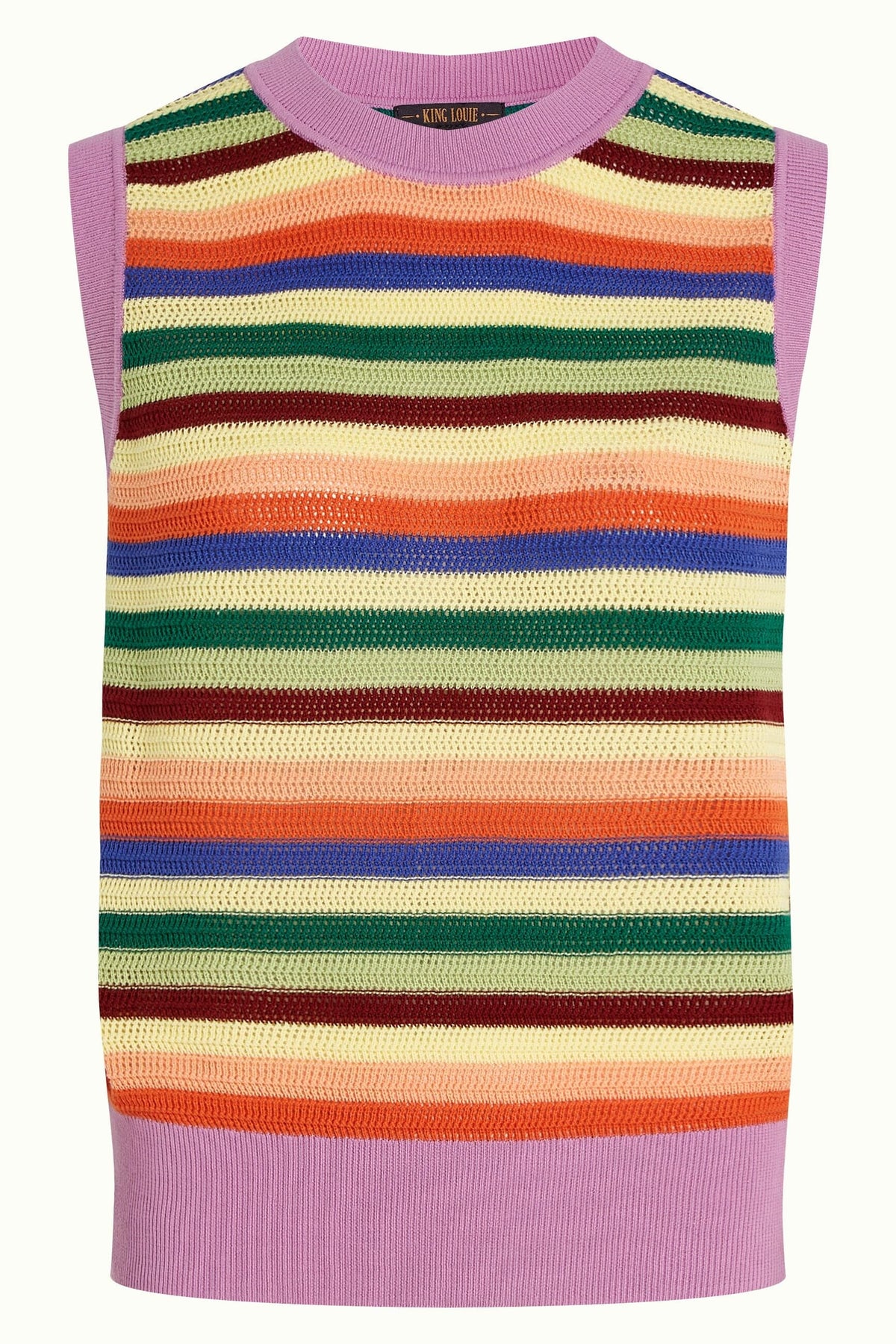 KING LOUIE Boxy Spencer Molo - Bluing vest - Zabecca Living