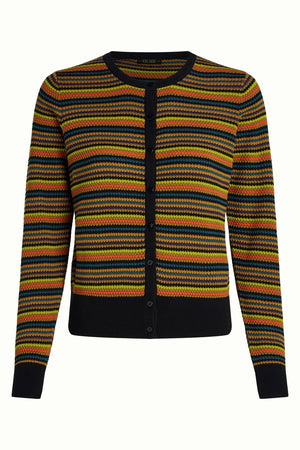 KING LOUIE Cardi Roundneck Marielle - Black CARDIGAN - Zabecca Living