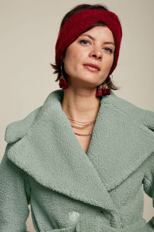 KING LOUIE Hairband Jules Borgo - Cabernet Red HAT - Zabecca Living