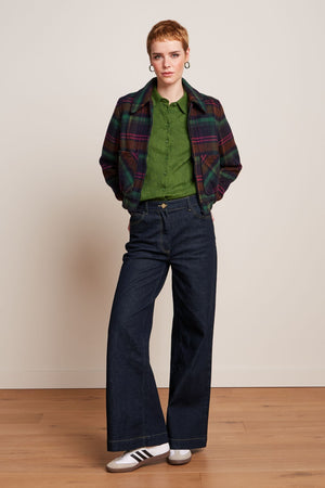 KING LOUIE Isla Jacket - Brit Check Jacket - Zabecca Living