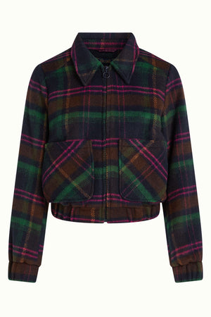 KING LOUIE Isla Jacket - Brit Check Jacket - Zabecca Living