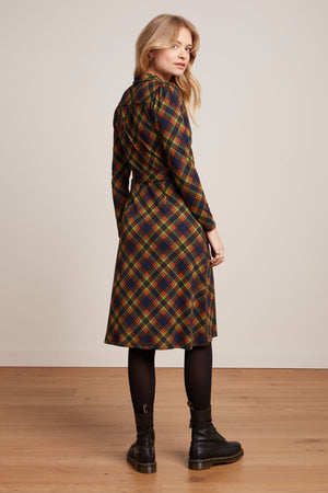 KING LOUIE Lola Dress Bennet - Evening Blue Dress - Zabecca Living