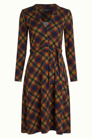 KING LOUIE Lola Dress Bennet - Evening Blue Dress - Zabecca Living