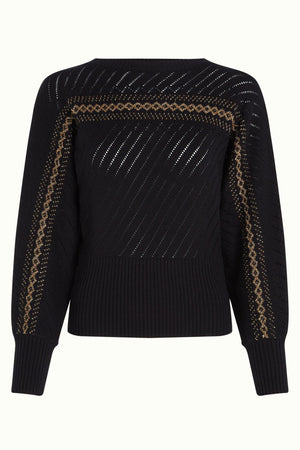 KING LOUIE Nadia Knit Top - Eighties Jumpers + Knitwear - Zabecca Living