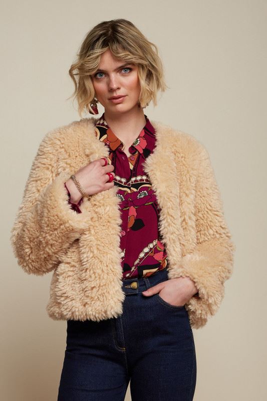 KING LOUIE Paloma Coat Boheme - Marzipan Coat - Zabecca Living