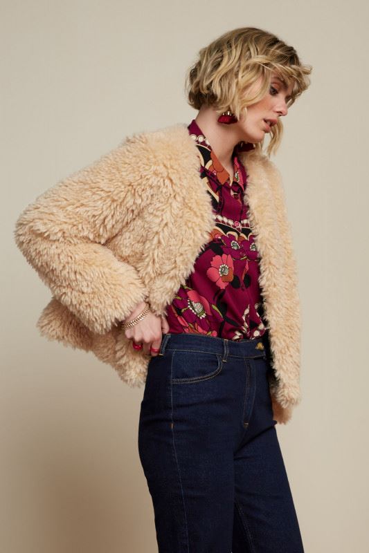 KING LOUIE Paloma Coat Boheme - Marzipan Coat - Zabecca Living