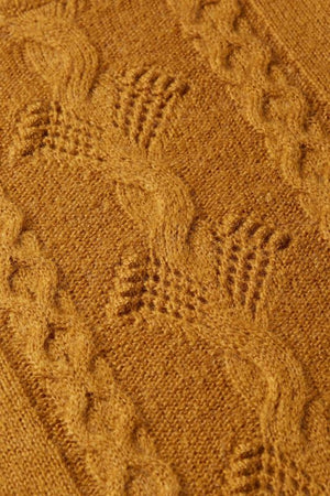 KING LOUIE Raglan Top Atlantis - Golden Brown Jumpers + Knitwear - Zabecca Living