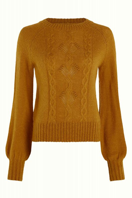 KING LOUIE Raglan Top Atlantis - Golden Brown Jumpers + Knitwear - Zabecca Living