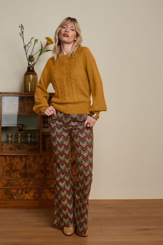 KING LOUIE Raglan Top Atlantis - Golden Brown Jumpers + Knitwear - Zabecca Living