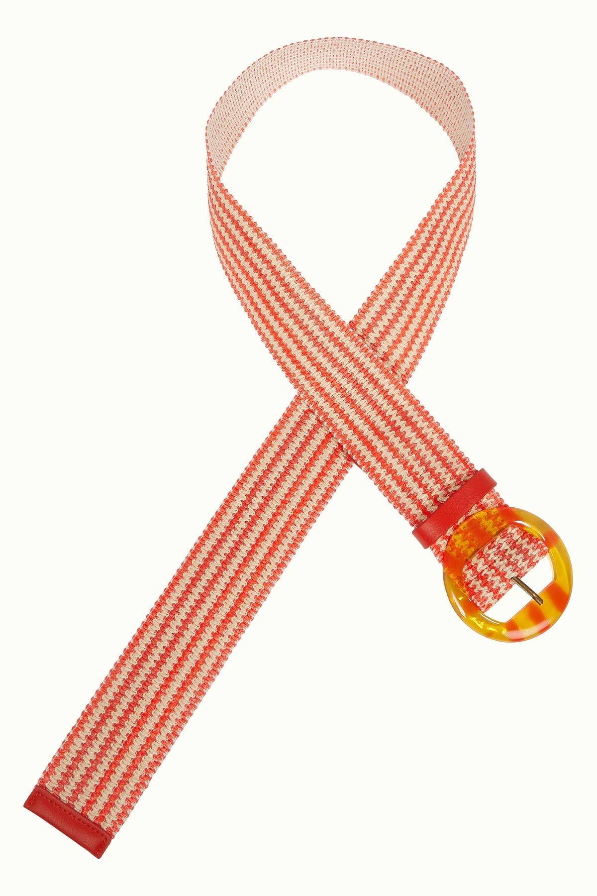 KING LOUIE Striped Belt - Tweed Orange BELT - Zabecca Living