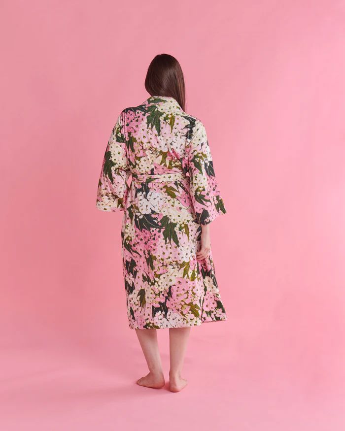 KIP & CO Bush Blossom Terry Bath Robe Sleepwear - Zabecca Living