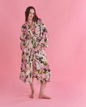 KIP & CO Bush Blossom Terry Bath Robe Sleepwear - Zabecca Living