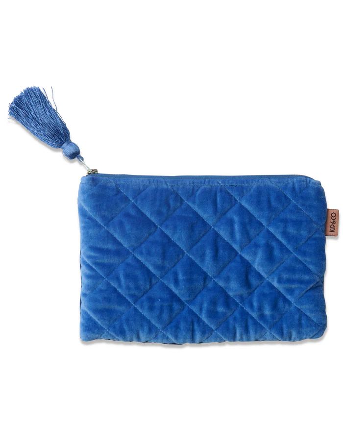KIP & CO Velvet Cosmetics Purse - Ocean Dreamer COSMETIC BAG - Zabecca Living